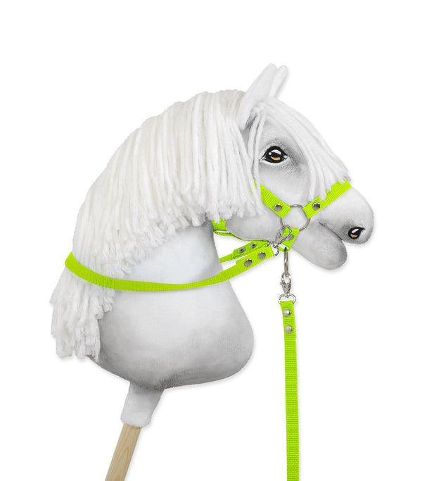 Super Hobby Horse - Hobby Horse riimut suitset - neonvihreä