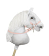 Super Hobby Horse - Hobby Horse -ohjat riimuun puuterinroosa