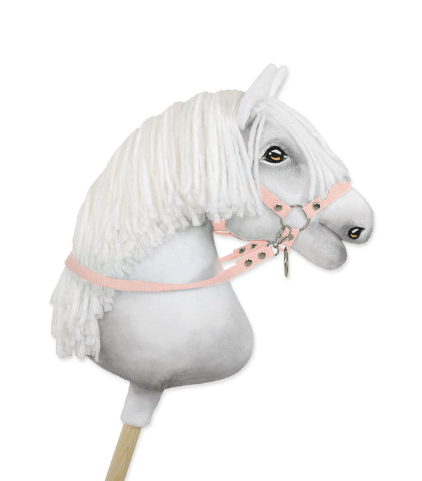 Super Hobby Horse - Hobby Horse -ohjat riimuun puuterinroosa
