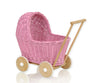My Sweet Baby - Nuken rottinkiset rattaat - vaaleanpunainen