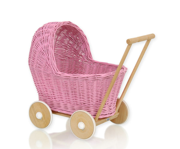 My Sweet Baby - Nuken rottinkiset rattaat - vaaleanpunainen