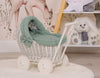 Nukkevaunu - Grey With Pastel Green