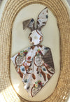 Bobono - Doudou pehmopupu kaksipuolinen puuvilla ja minky - Dream Catchers - ruskea