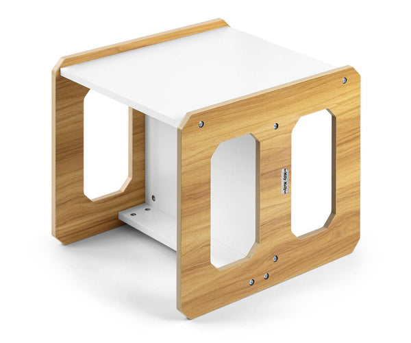 Kolmiosainen luonnonpuinen huonekalusarja