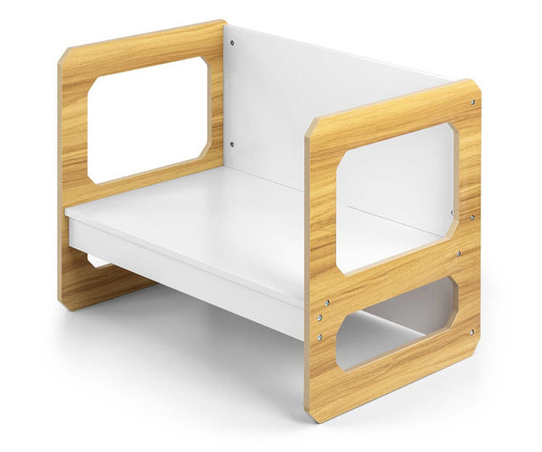 Kolmiosainen luonnonpuinen huonekalusarja