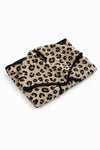 Super Hobby Horse - Hobby Horse A4 ja A5 setti: fleecevilt ja korvalaput - beige leopardikuviointi