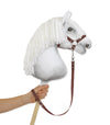 Super Hobby Horse - Keppihevosen ohjausnaru nauhasta - ruskea