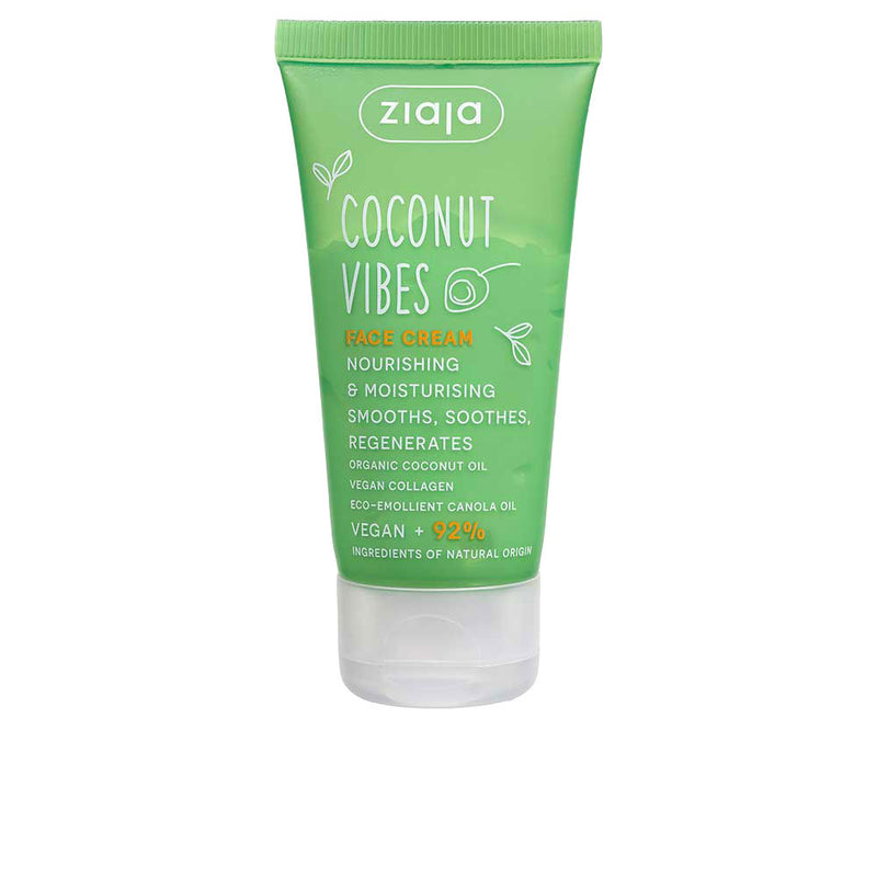 Ziaja Coconut & orange vibes ravitseva kasvovoide 50 ml | Vuodevaatteet.fi
