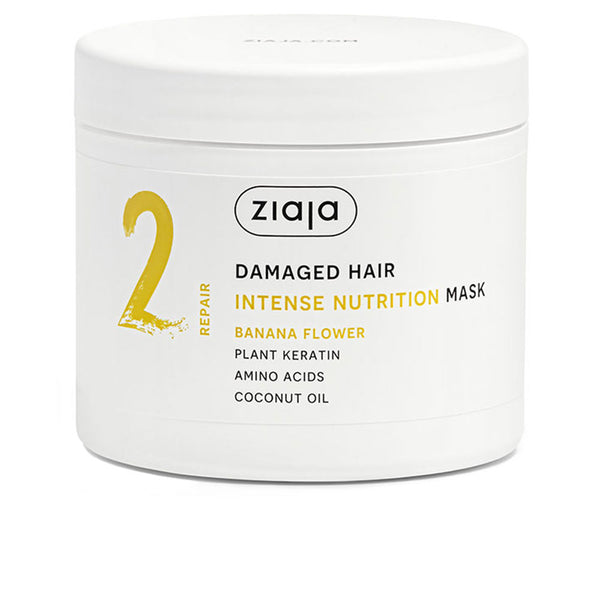 Ziaja Plant Essentials Banana Flower Nourishing Hair Mask 350 Ml | Vuodevaatteet.fi