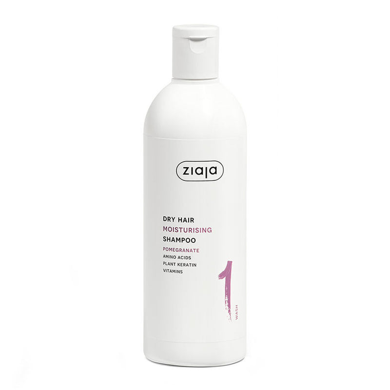 Ziaja Plant Essentials Pomegranate Moisturizing Shampoo 400 Ml | Vuodevaatteet.fi