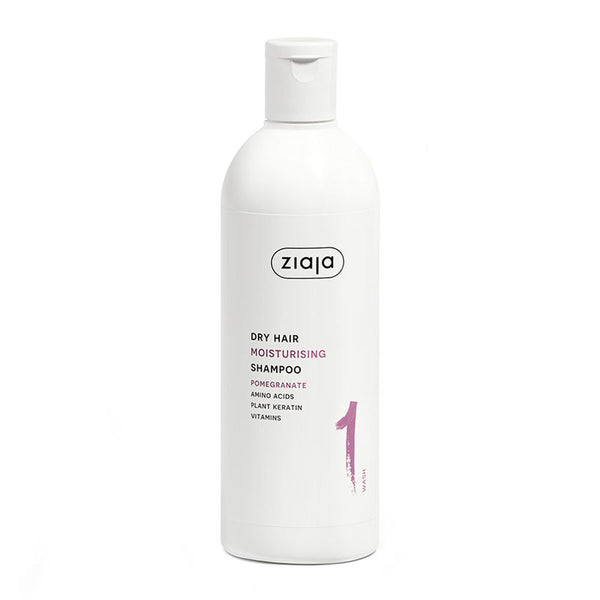 Ziaja Plant Essentials Pomegranate Moisturizing Shampoo 400 Ml | Vuodevaatteet.fi