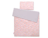 Baby cotton bedding set 2-pcs 120x90 cm- ballerinas pink