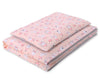 Baby cotton bedding set 2-pcs 120x90 cm- ballerinas pink