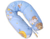 Multifunctional pregnancy pillow Longer - Blue teddy bear ladders