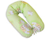 Multifunctional pregnancy pillow Longer - Green teddy bears ladders