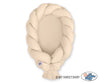 Braided baby nest 2 in 1- beige