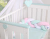 Knot bumper- white-pink-mint