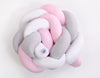 Knot bumper- white-gray-pink