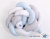 Knot bumper- white-gray-blue