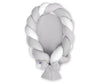 Braided baby nest 2 in 1 - white-gray