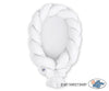 Braided baby nest 2 in 1 - white