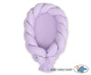 Braided baby nest 2 in 1- lilac