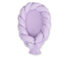 Braided baby nest 2 in 1- lilac