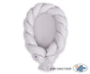 Braided baby nest 2 in 1 - gray