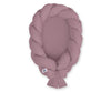 Braided baby nest 2 in 1 - pastel violet