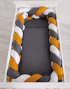 Knot bumper XXL- white-honey yellow-anthracite