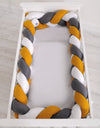 Knot bumper XXL- white-honey yellow-anthracite