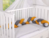 Knot bumper- gray-honey yellow-anthracite