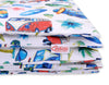 Baby cotton bedding set 2-pcs 120x90 cm- bus