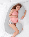 Maternity Support Pillow C - dream catchers dark blue