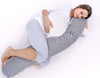 Multifunctional pregnancy pillow Longer - romantic peonies