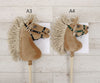 Premium Keppihevonen / Hobby Horse - Light chestnut A3