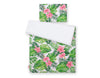 Baby cotton bedding set 2-pcs 120x90 cm - tropical flowers