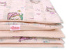 Baby cotton bedding set 2-pcs 120x90 cm - owls cream