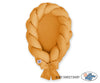 Braided baby nest 2 in 1 - honey yellow